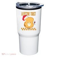 A Festive Toast Funny Christmas Tumbler thumb 0