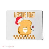 A Festive Toast Funny Christmas Mousepad thumb 0