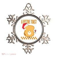 A Festive Toast Funny Christmas Ornament thumb 0
