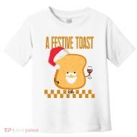 A Festive Toast Funny Christmas Toddler T-Shirt thumb 0