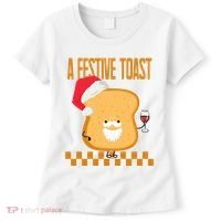 A Festive Toast Funny Christmas Women's T-Shirt thumb 0
