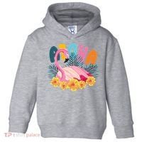Aloha Flamingo Tropical Toddler Hoodie thumb 0