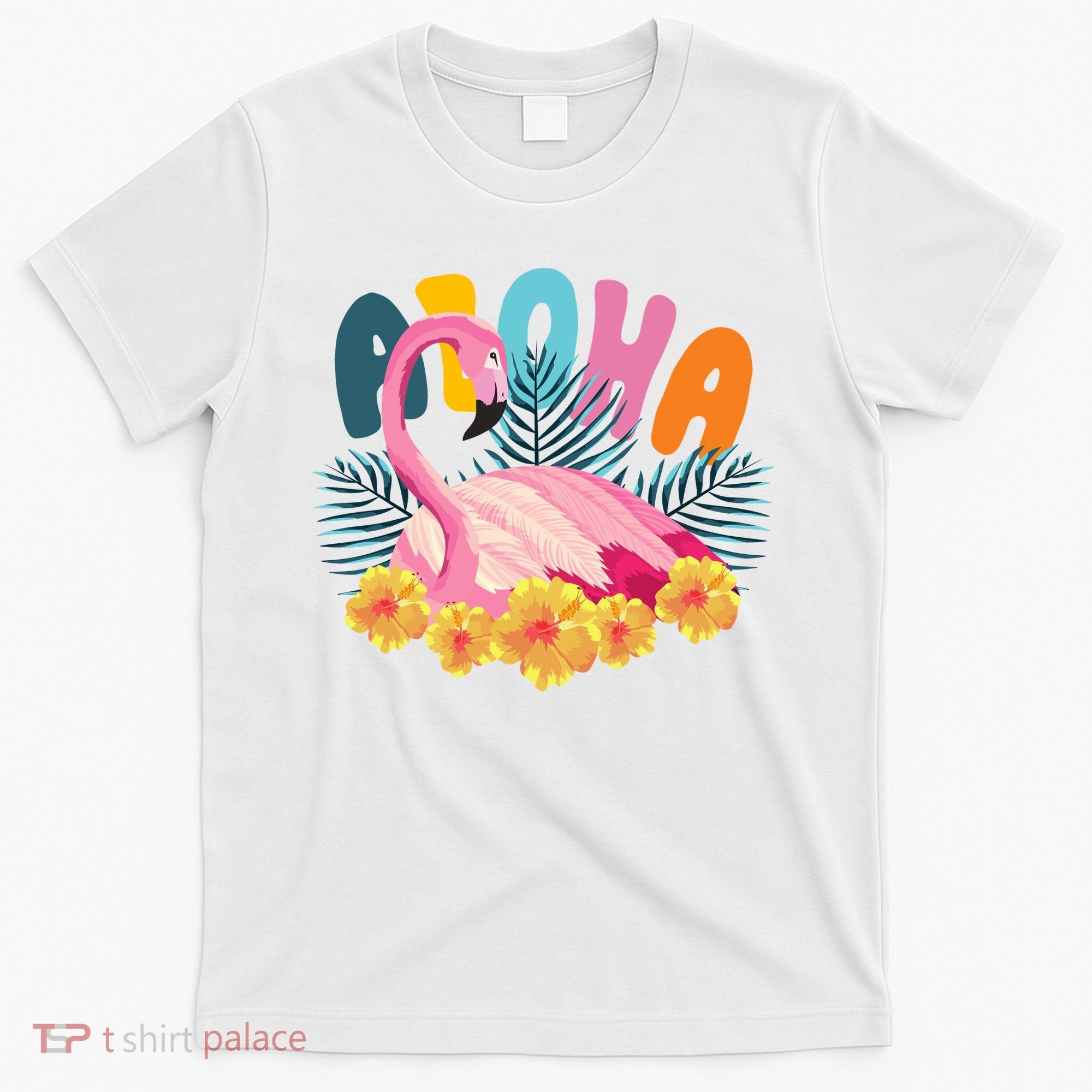 Aloha Flamingo Tropical T-Shirt