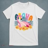 Aloha Flamingo Tropical T-Shirt thumb 5