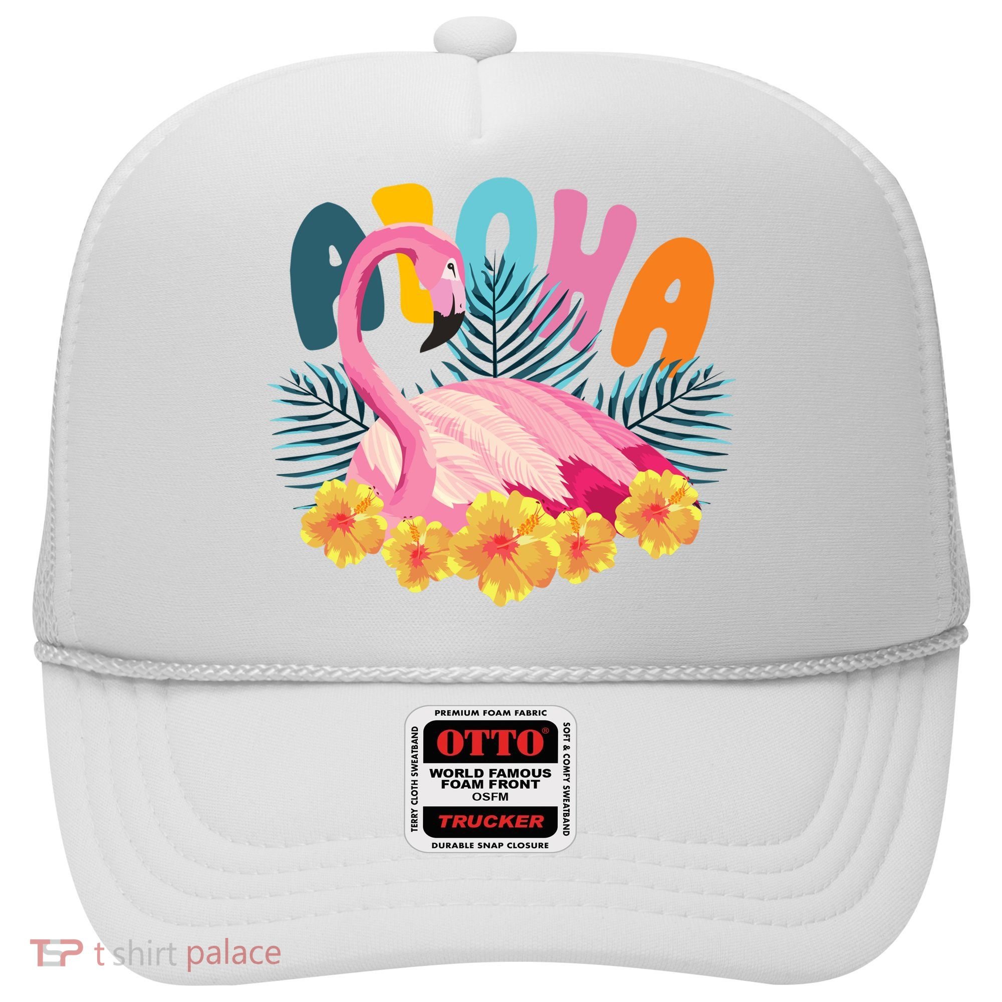 Aloha Flamingo Tropical Hat