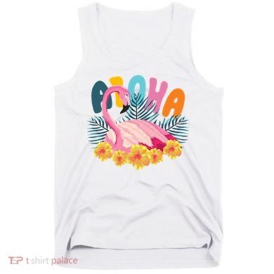Aloha Flamingo Tropical Tank Top