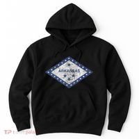 Arkansas Flag The Natural State Little Rock Hoodie thumb 0