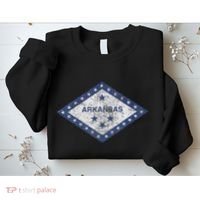 Arkansas Flag The Natural State Little Rock Sweatshirt thumb 2