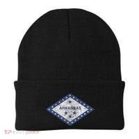 Arkansas Flag The Natural State Little Rock Beanie thumb 0