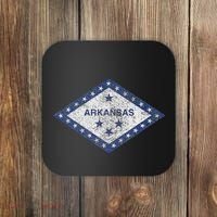 Arkansas Flag The Natural State Little Rock Coaster thumb 0