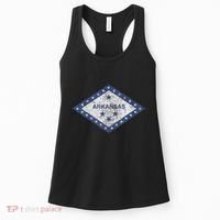 Arkansas Flag The Natural State Little Rock Women's Tank Top thumb 0
