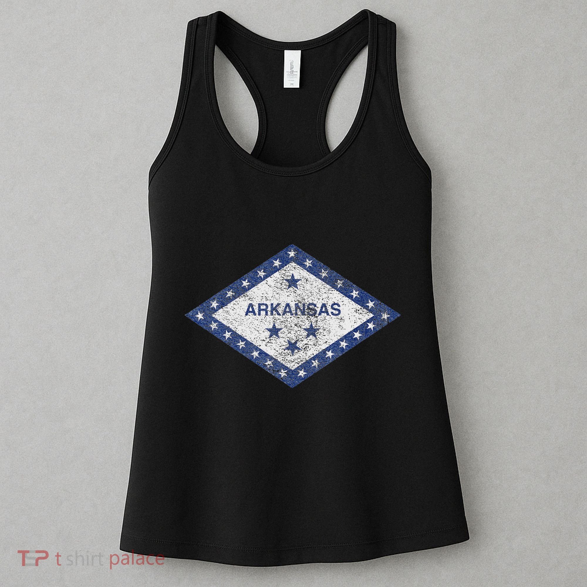 Arkansas Flag The Natural State Little Rock Women's Tank Top
