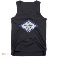 Arkansas Flag The Natural State Little Rock Tank Top thumb 0