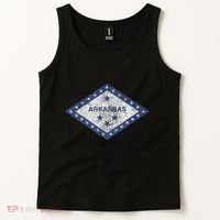 Arkansas Flag The Natural State Little Rock Tank Top thumb 2