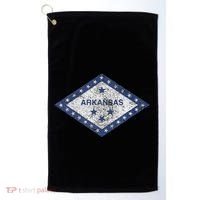 Arkansas Flag The Natural State Little Rock Golf Towel thumb 0