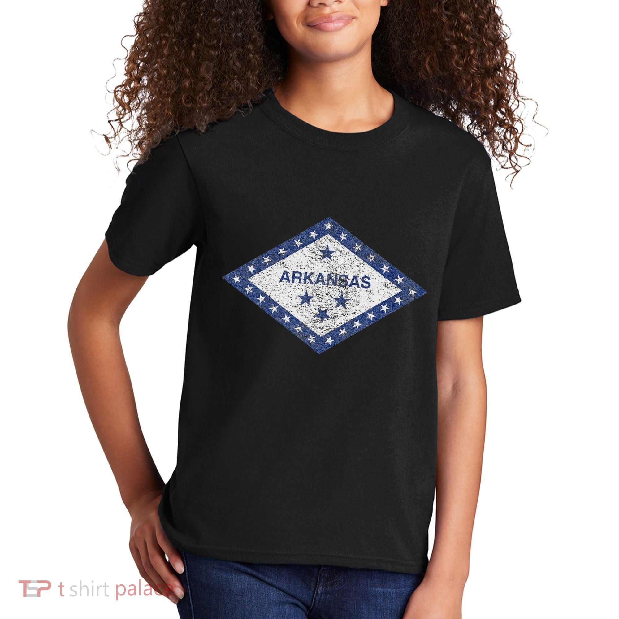 Arkansas Flag The Natural State Little Rock Kids T-Shirt