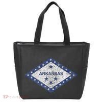 Arkansas Flag The Natural State Little Rock Tote Bag thumb 0