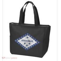 Arkansas Flag The Natural State Little Rock Tote Bag thumb 3