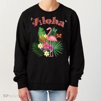 Aloha Flamingo Tropical Women's Sweatshirt thumb 0