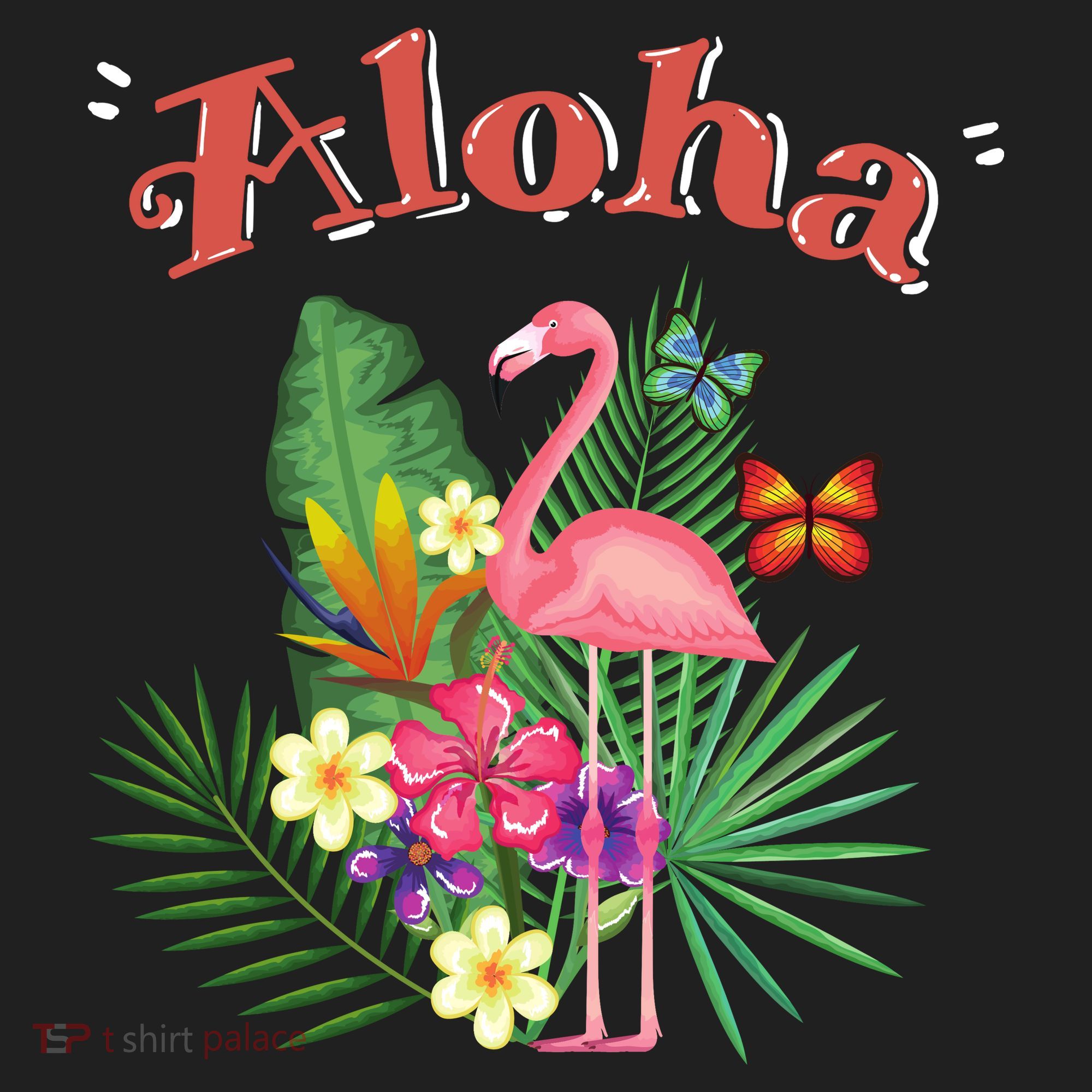 Aloha Flamingo Tropical Women's Sweatshirt