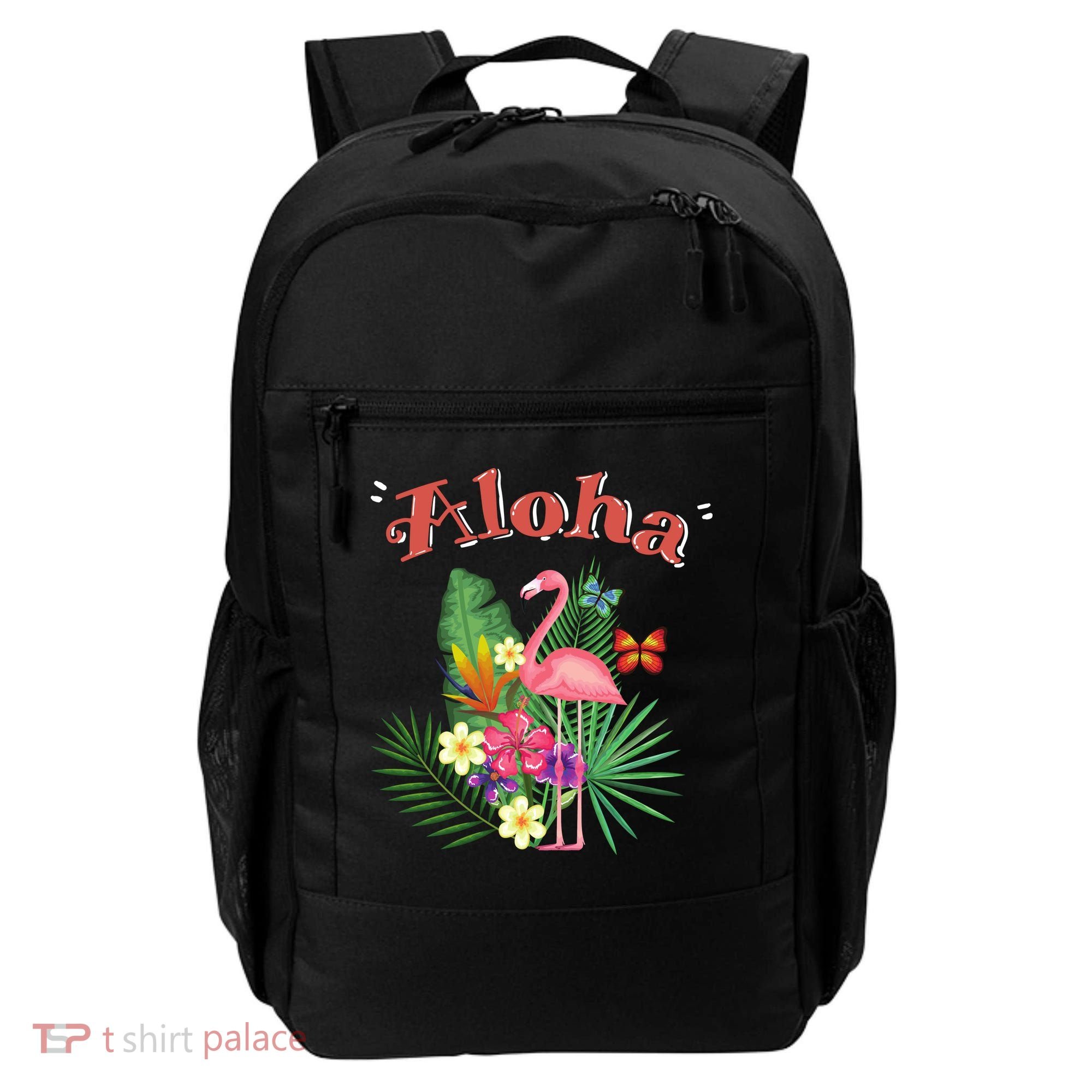 Aloha Flamingo Tropical Backpack