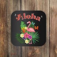 Aloha Flamingo Tropical Coaster thumb 0
