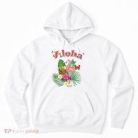 Aloha Flamingo Tropical Hoodie thumb 0