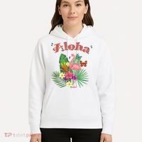 Aloha Flamingo Tropical Hoodie thumb 5