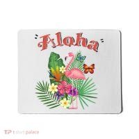 Aloha Flamingo Tropical Mousepad thumb 0