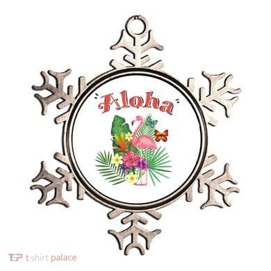 Aloha Flamingo Tropical Ornament