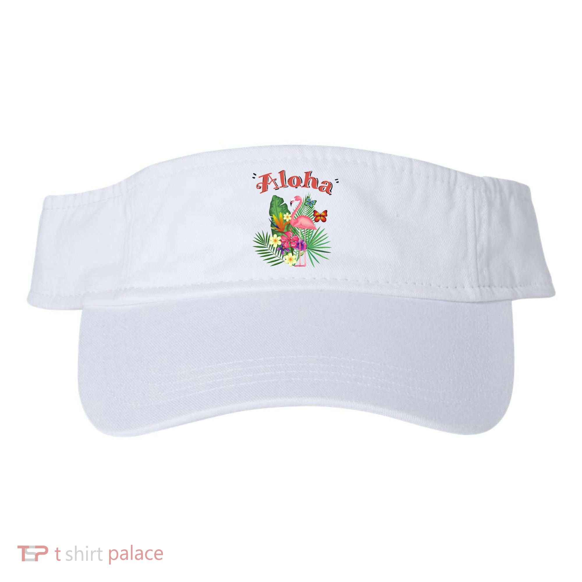 Aloha Flamingo Tropical Visor
