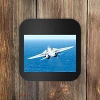 An F14d Tomcat From The Tomcatters Of Fighter Squadron Three One (Vf 31) Coaster thumb 0