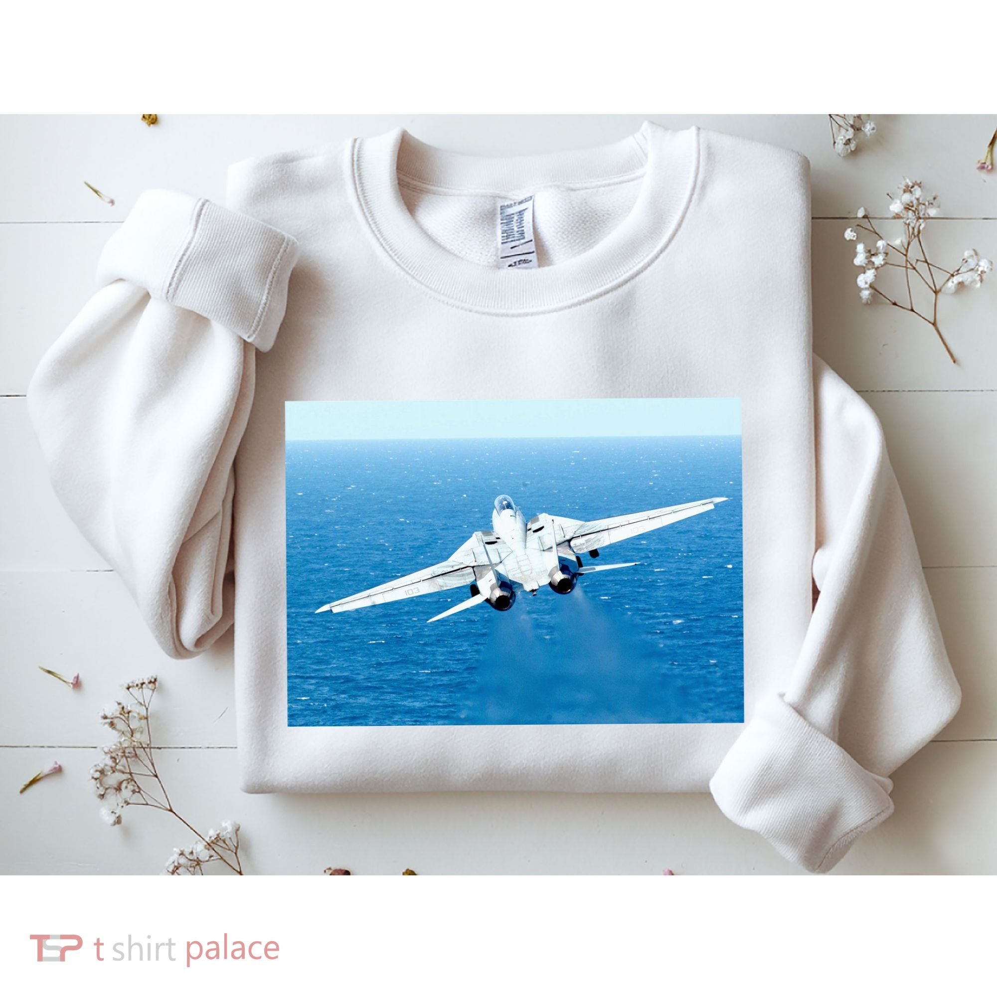 An F14d Tomcat From The Tomcatters Of Fighter Squadron Three One (Vf 31) Sweatshirt