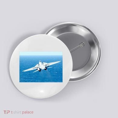 An F14d Tomcat From The Tomcatters Of Fighter Squadron Three One (Vf 31) Button