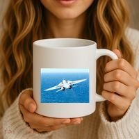 An F14d Tomcat From The Tomcatters Of Fighter Squadron Three One (Vf 31) Coffee Mug thumb 3