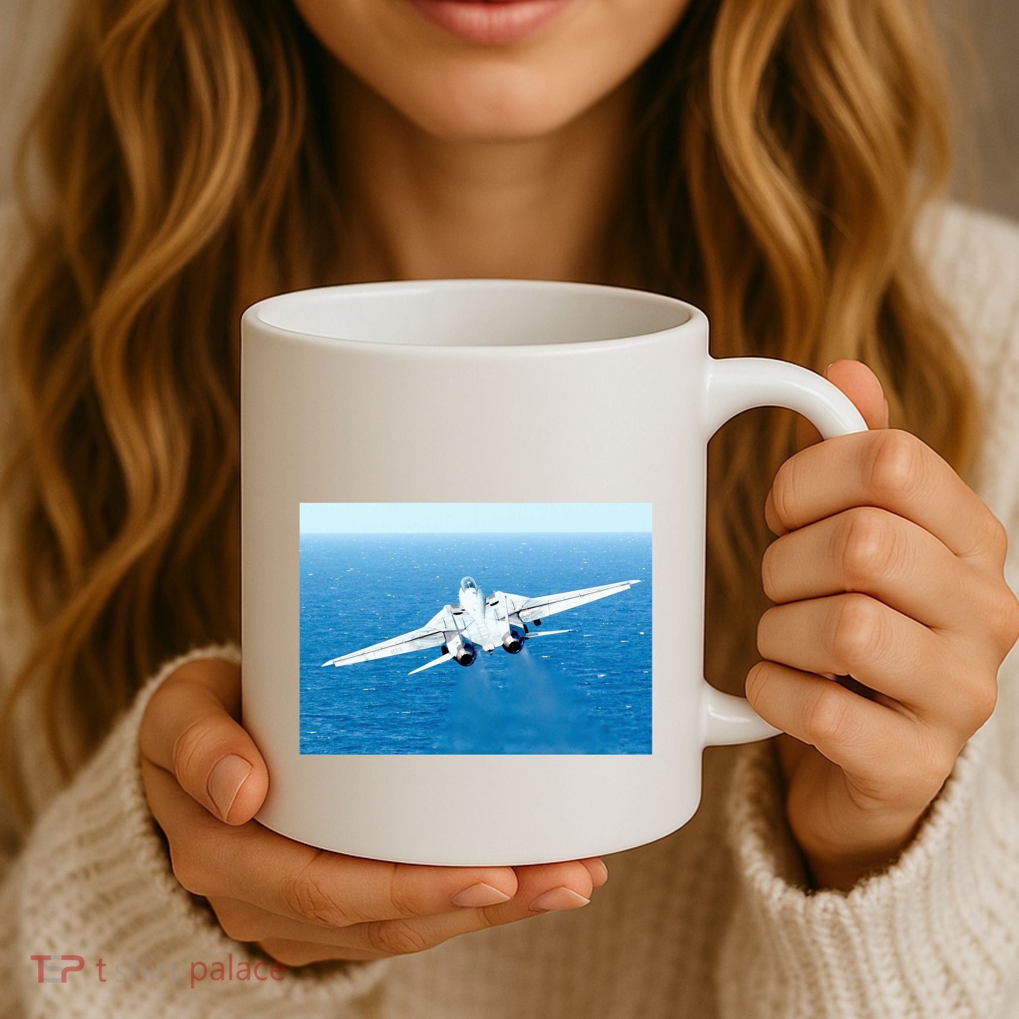 An F14d Tomcat From The Tomcatters Of Fighter Squadron Three One (Vf 31) Coffee Mug