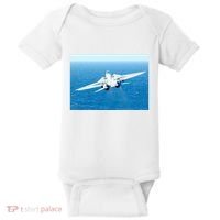 An F14d Tomcat From The Tomcatters Of Fighter Squadron Three One (Vf 31) Baby Bodysuit thumb 0