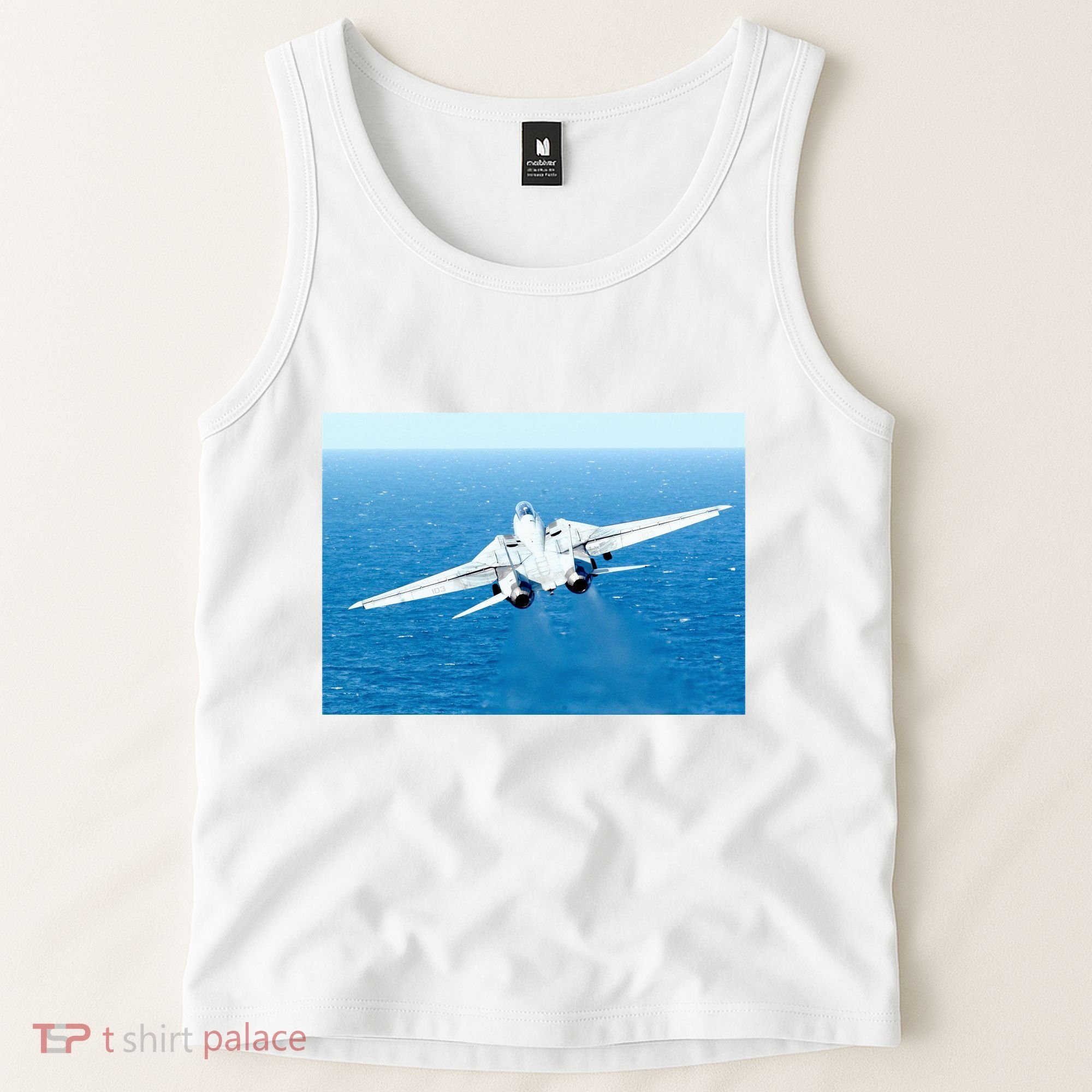 An F14d Tomcat From The Tomcatters Of Fighter Squadron Three One (Vf 31) Tank Top