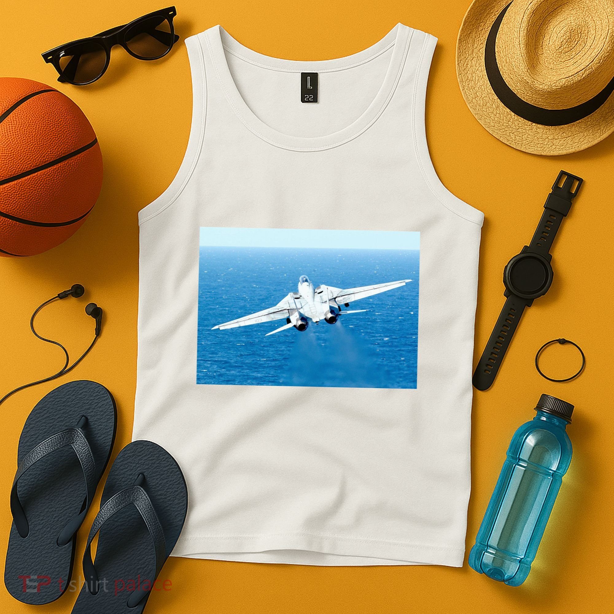 An F14d Tomcat From The Tomcatters Of Fighter Squadron Three One (Vf 31) Tank Top