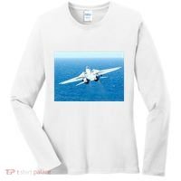 An F14d Tomcat From The Tomcatters Of Fighter Squadron Three One (Vf 31) Women's Long Sleeve Shirt thumb 0