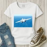 An F14d Tomcat From The Tomcatters Of Fighter Squadron Three One (Vf 31) Women's T-Shirt thumb 3