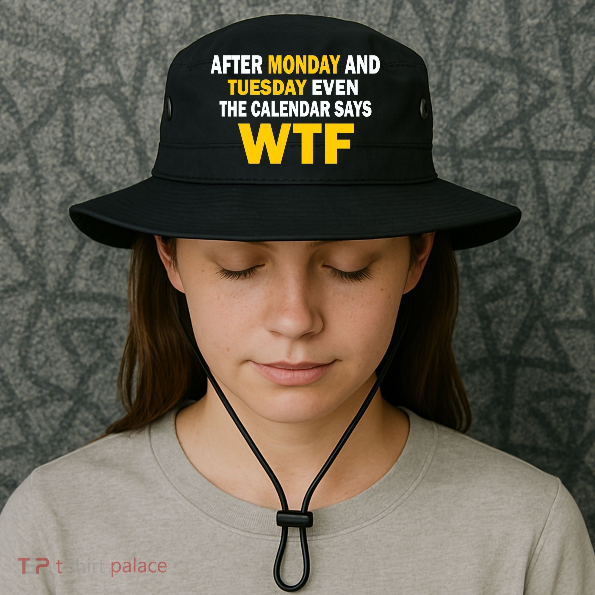 After Monday and Tuesday WTF Bucket Hat