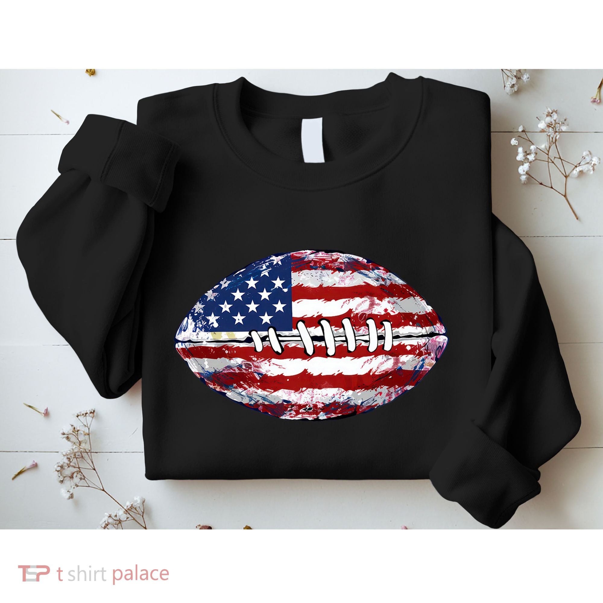 American Football Usa Flag Sweatshirt