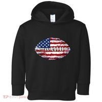 American Football Usa Flag Toddler Hoodie thumb 0