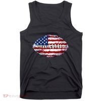 American Football Usa Flag Tank Top thumb 0