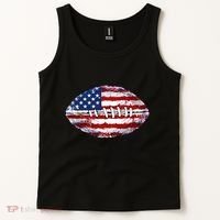 American Football Usa Flag Tank Top thumb 2