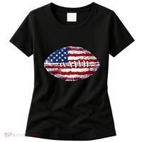 American Football Usa Flag Women's T-Shirt thumb 0