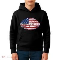 American Football Usa Flag Kids Hoodie thumb 4