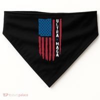 American Flag Ultra Mega Retro Mega King USA-Made Doggie Bandana thumb 0