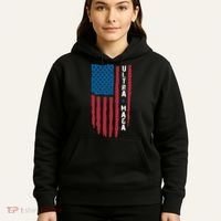 American Flag Ultra Mega Retro Mega King Hoodie thumb 5
